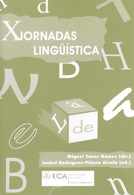 Jornadas de lingüística, X, de Varios autores | portada del libro