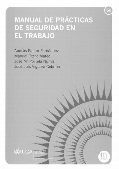 Manual de prácticas de seguridad en el trabajo, de Pastor Fernández | portada del libro