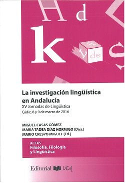 La investigación lingüística en Andalucía | portada del libro