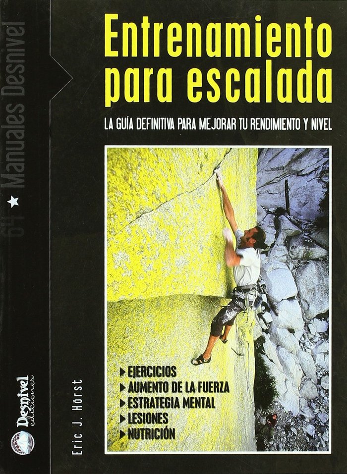 ENTRENAMIENTO PARA ESCALADA, de HORST | portada del libro