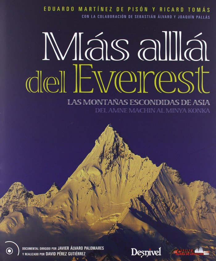 MáS ALLá DEL EVEREST, de MARTíNEZ DE PISóN | portada del libro