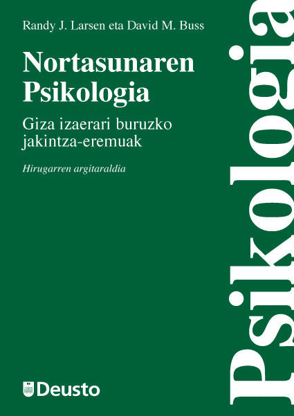 Nortasunaren Psikologia, de Larsen, Randy J. | portada del libro