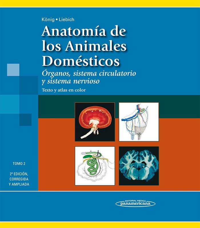 KàNIG-LIEBICH:Anat.Animales DomÄst.2E T2, de KÖNIG | portada del libro