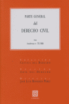 Parte general del derecho civil, de VON TUHR | portada del libro