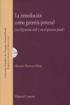 INMEDIACION COMO GARANTIA PROCESAL,LA, de HERRERA ABIAN | portada del libro