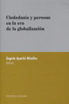 CIUDADANIA Y PERSONA ERA DE LA GLOBALIZACION, de APARISI MIRALLES | portada del libro
