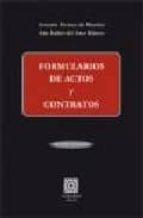 FORMULARIOS ACTOS Y CONTRATOS 9ªED, de ANTONIO ALVAREZ DE MORALES Y RUIZ | portada del libro