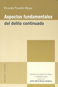 Aspectos fundamentales del delito continuado, de ROMEO CASABONA | portada del libro