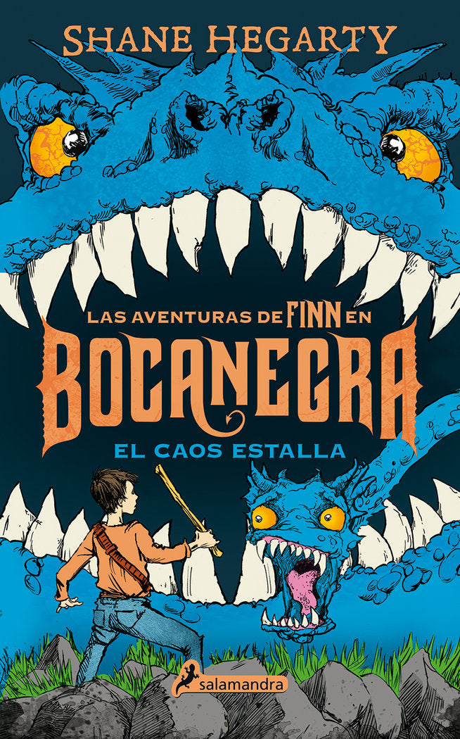El caos estalla (Las aventuras de Finn en Bocanegra 3), de Hegarty, Shane | portada del libro