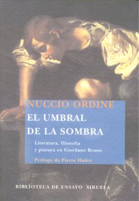 El umbral de la sombra, de Ordine | portada del libro