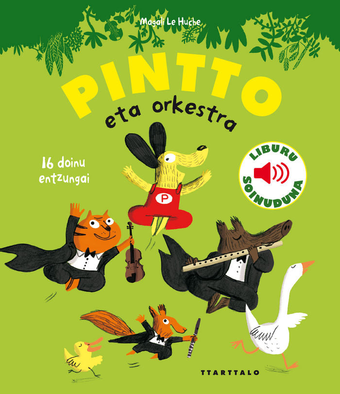Pintto eta orkestra, de Le Huche | portada del libro