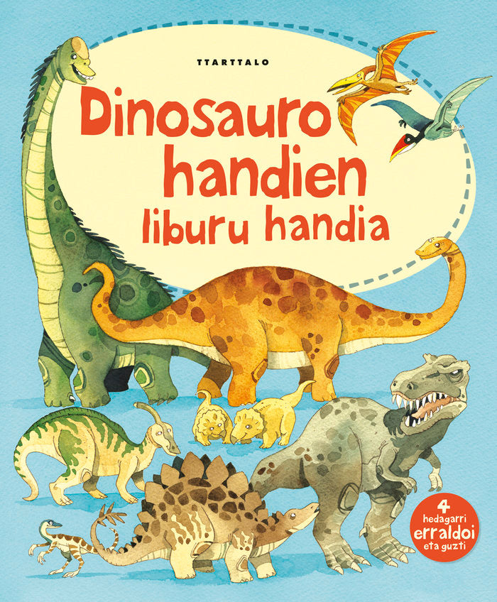 Dinosauro handien liburu handia, de Frith, Alex | portada del libro