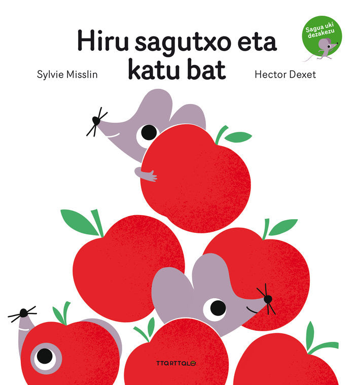Hiru sagutxo eta katu bat, de Misslin, Sylvie | portada del libro