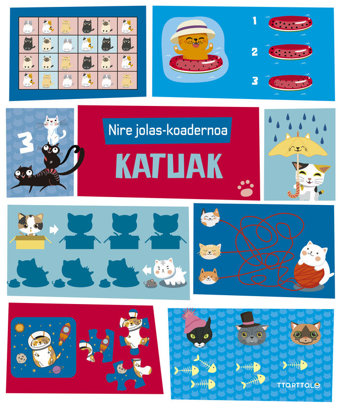 Nire jolas-koadernoa. Katuak, de Ballon | portada del libro
