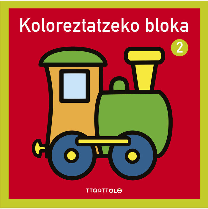 Koloreztatzeko bloka 2. Trena, de Ballon media SA | portada del libro