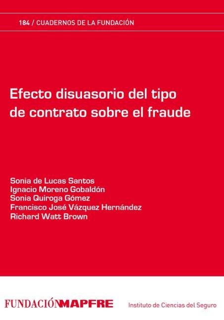 Efecto disuasorio del tipo de contrato sobre el fraude, de Lucas Santos | portada del libro