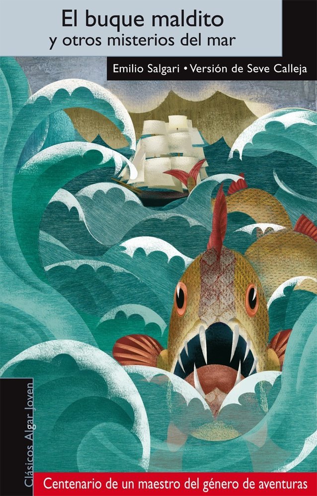 El buque maldito y otros misterios del mar, de Salgari, Emilio | portada del libro