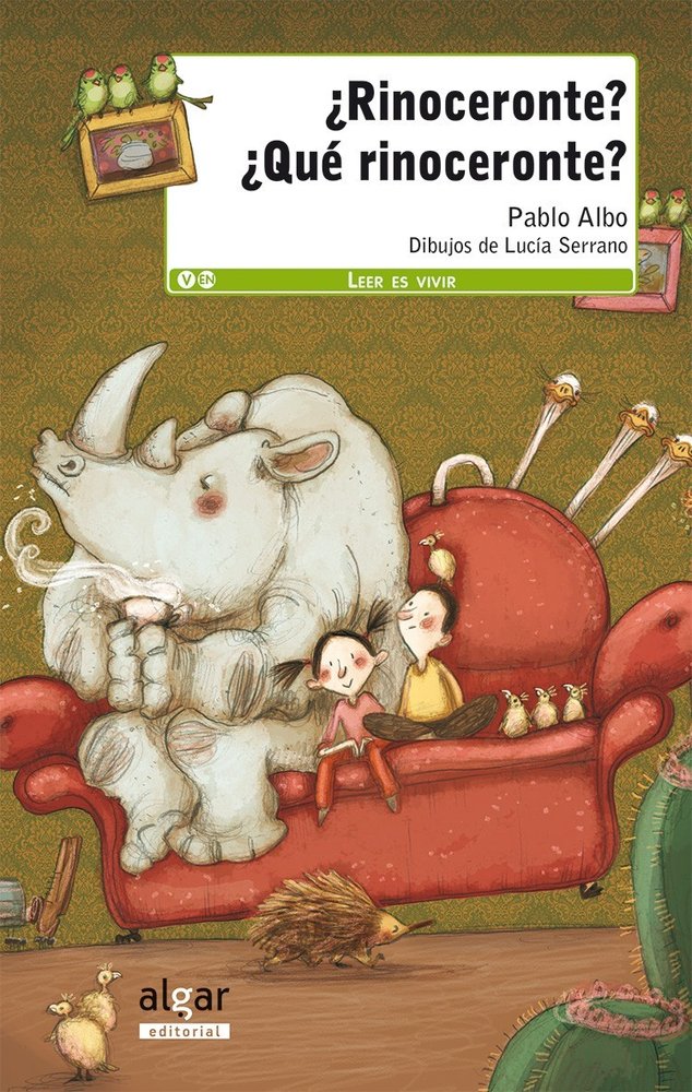 ¿Rinoceronte? ¿Qué rinoceronte?, de Pablo Albo | portada del libro