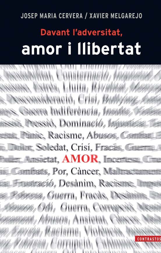Davant l'adversitat, amor i llibertat, de Cervera, Josep Maria | portada del libro