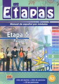 Etapa 5. Pasaporte - Libro del alumno, de Eusebio Hermira | portada del libro