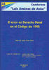 El error en Derecho Penal en el Código de 1995, de Arias Eibe | portada del libro
