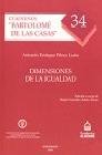 Dimensiones de la igualdad, de Perez Luño | portada del libro