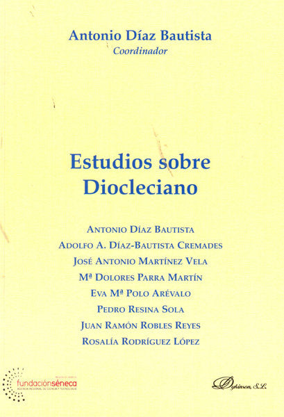 Estudios sobre Diocleciano, de Díaz Bautista, Antonio | portada del libro