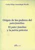 Origen de los poderes del paterfamilias. El pater familias y la patria potestas, de Amunátegui Perelló | portada del libro