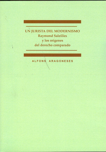Un jurista del modernismo, de Aragoneses Reques, Alfons | portada del libro