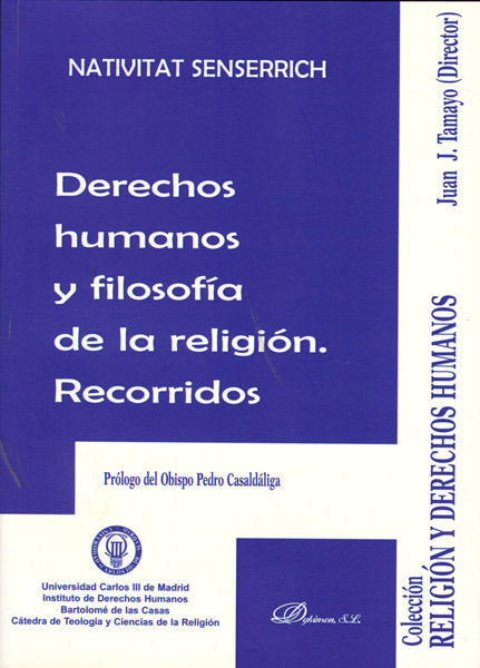 Derechos humanos y filosofía de la religión. Recorridos., de Senserrich Morta, Nativitat | portada del libro