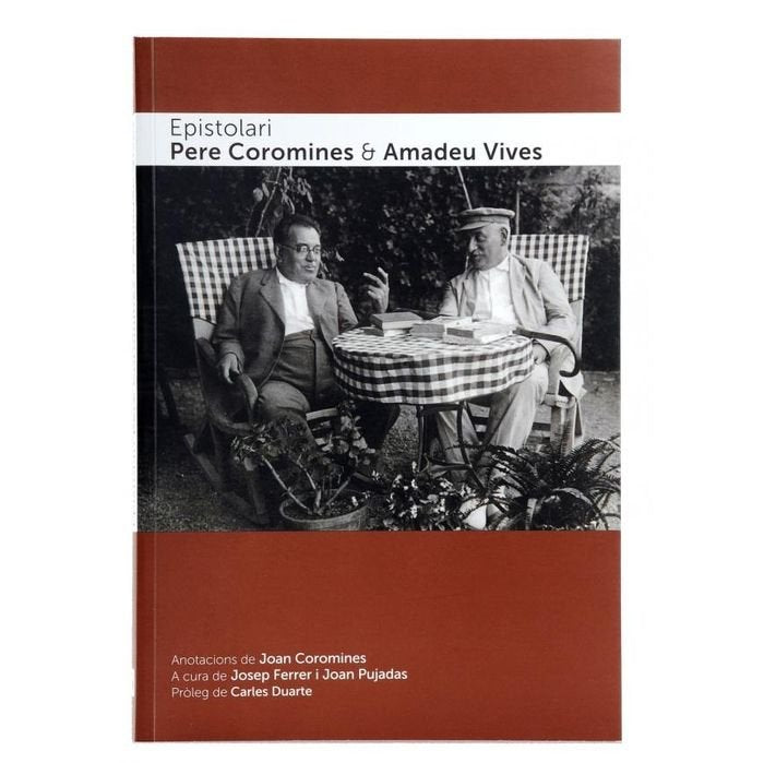 Epistolari Pere Coromines & Amadeu Vives, de Coromines i Montanya | portada del libro