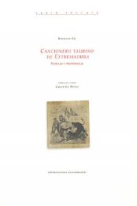 Cancionero taurino de Extremadura, de GIL, BONIFACIO | portada del libro