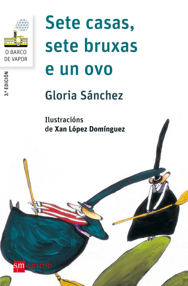 Sete casas, sete bruxas e un ovo, de Sánchez, Gloria | portada del libro