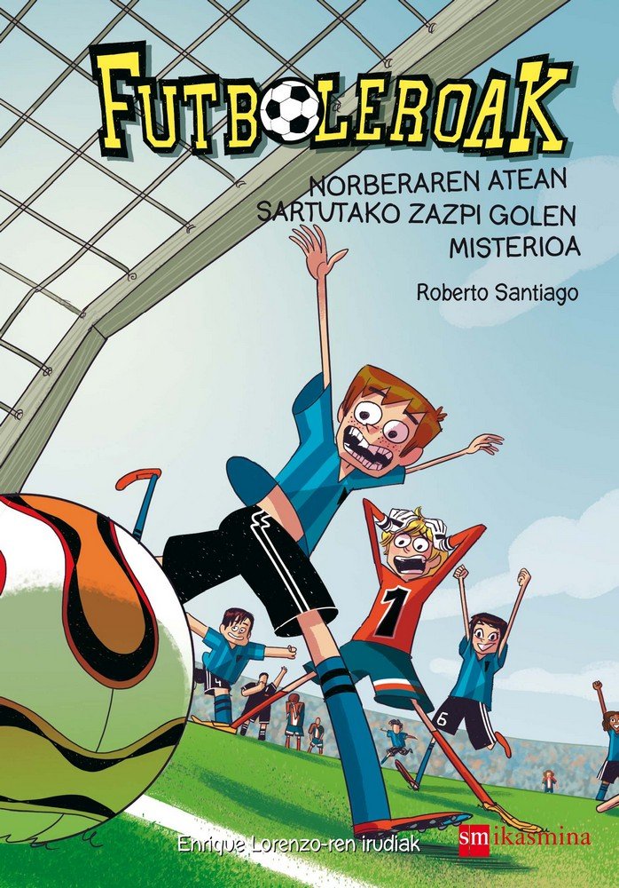 Futboleroak. Norberaren atean sartuako zazpi golen misterioa, de Santiago, Roberto | portada del libro