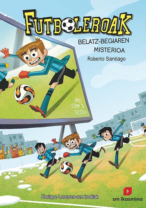 El misterio del ojo de halcón (Euskera), de Santiago, Roberto | portada del libro