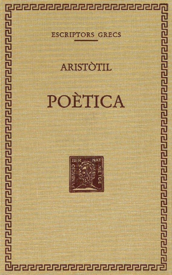 Poètica, de Aristòtil | portada del libro