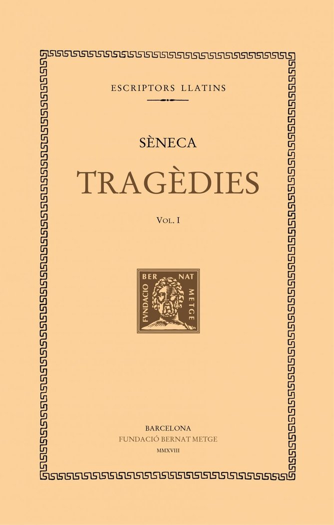 Tragèdies ( vol I) Hèrcules, de SENECA | portada del libro