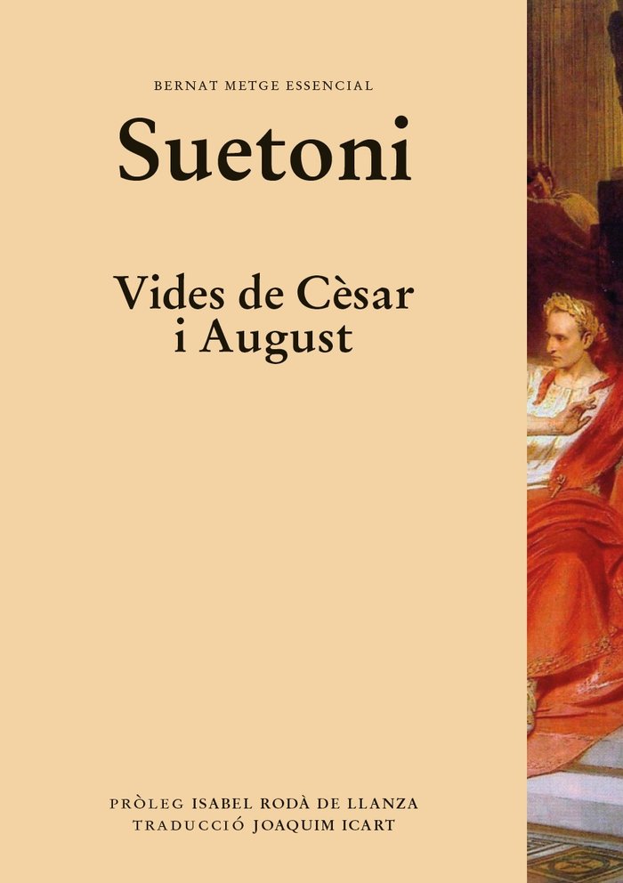 VIDES DE CESAR I AUGUST, de SUETONI | portada del libro