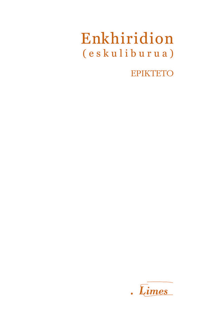 Enkhiridion (eskuliburua), de Epikteto | portada del libro