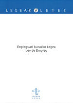 Enpleguari buruzko Legea - Ley de Empleo, de Bengoetxea Alkorta, Aitor | portada del libro