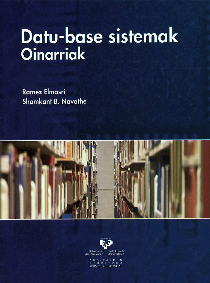 Datu-base sistemak. Oinarriak, de Elmasri, Ramez | portada del libro