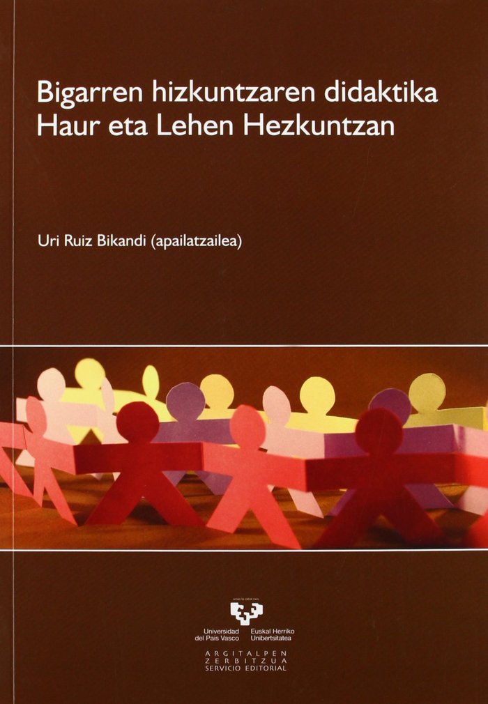 Bigarren hizkuntzaren didaktika Haur eta Lehen Hezkuntzan, de RUIZ BIKANDI, URI | portada del libro