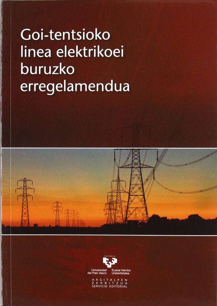 Goi-tentsioko linea elektrikoei buruzko erregelamendua, de Varios autores | portada del libro