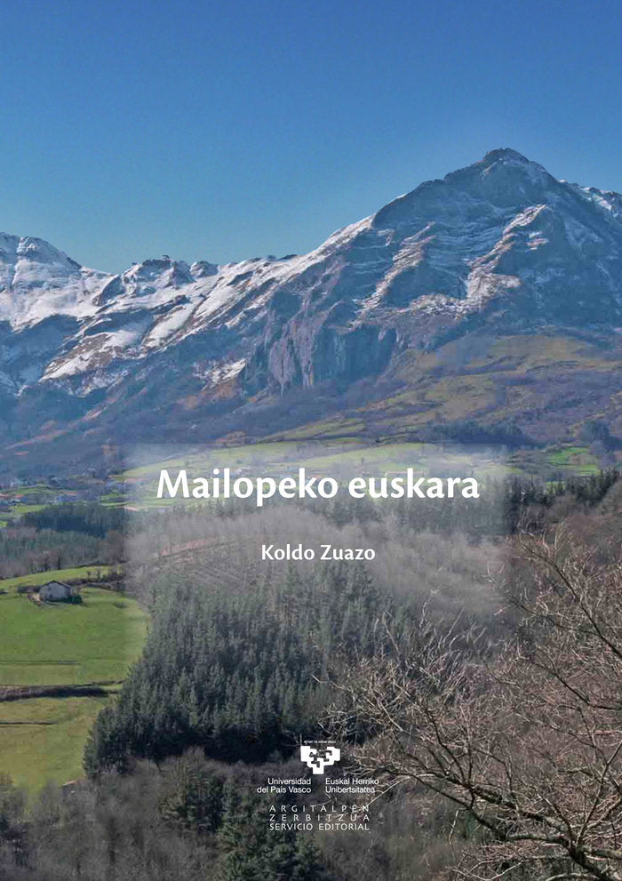 Mailopeko euskara, de Zuazo Zelaieta, Koldo | portada del libro