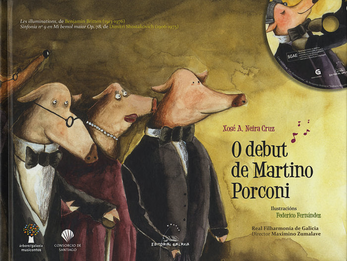 Debut de martino porconi, o (con cd), de Neira Cruz, Xose Antonio | portada del libro