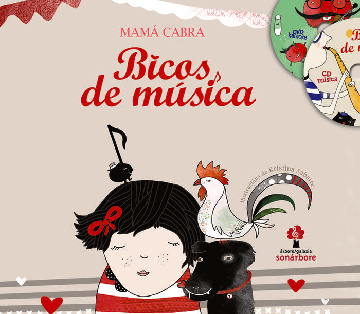Bicos de musica (con cd,dvd), de Mama Cabra | portada del libro