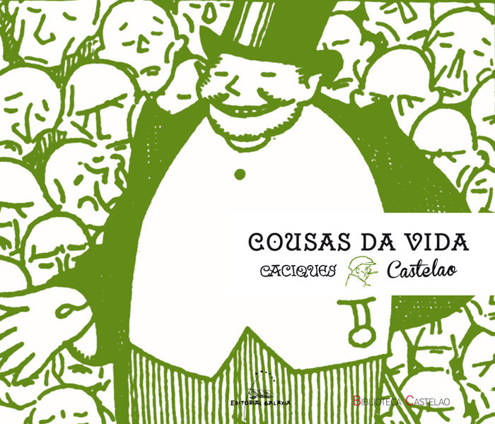 Cousas da vida caciques (bc), de Castelao | portada del libro