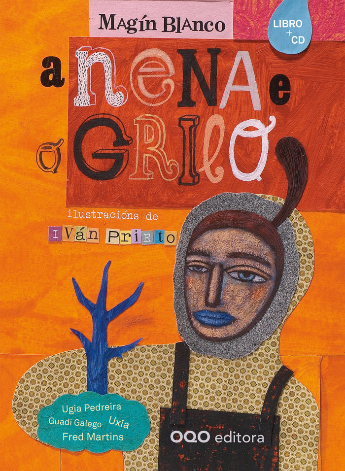 A nena e o grilo, de Blanco García, Magin | portada del libro