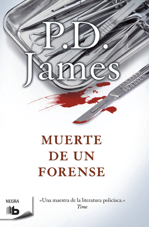 Muerte de un forense, de JAMES | portada del libro