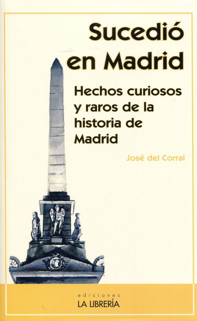 Sucedió en Madrid, de Del Corral Raya, José | portada del libro